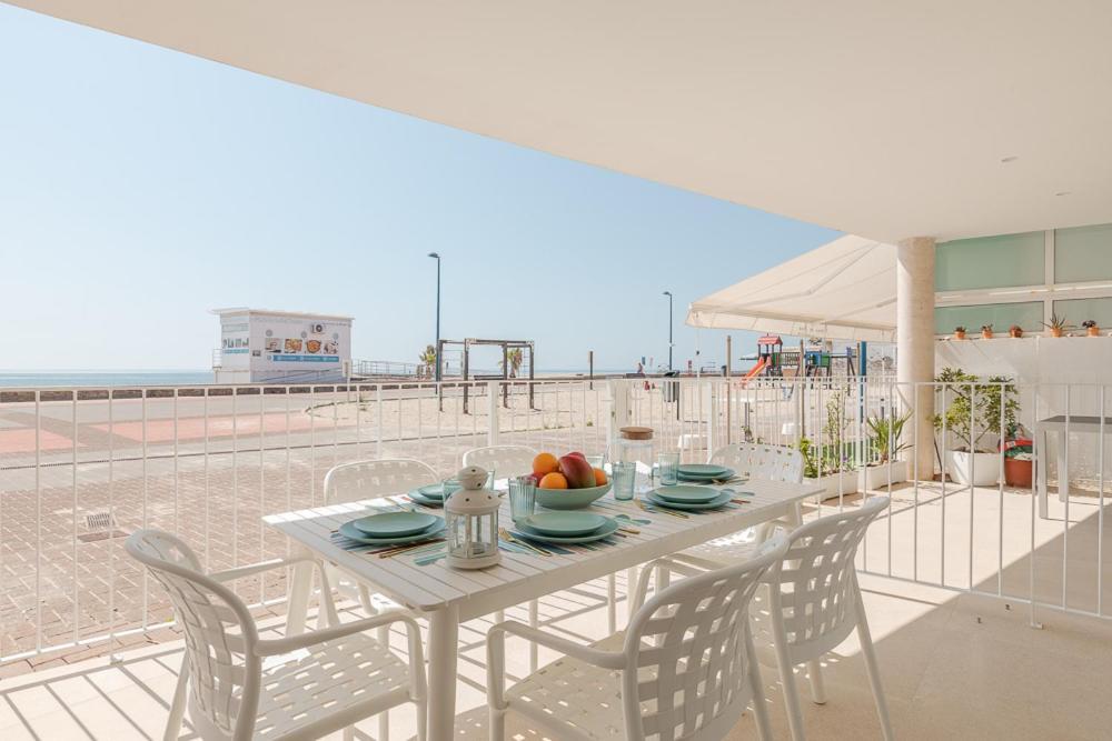 Marsalada - Ground Floor Front Line Beach Apartment Playa de Mar ภายนอก รูปภาพ
